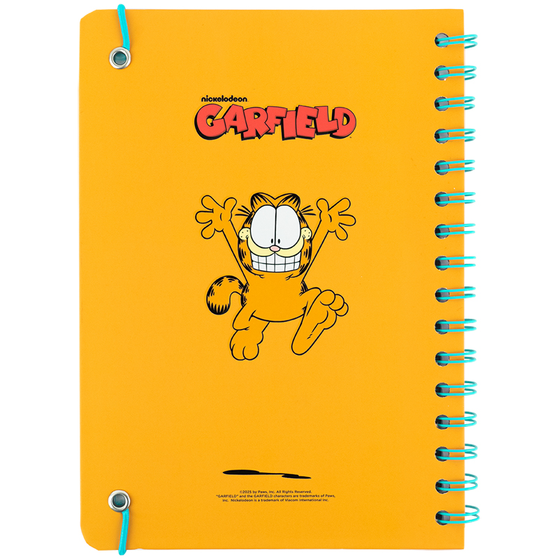 Блокнот на спіралі А5, 80 арк., кл., Garfield (GF25-190) Kite - фото 3