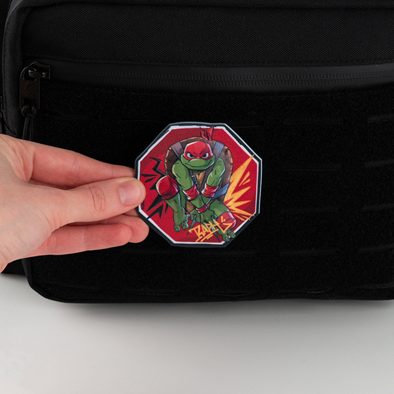 Бейдж на липучке 3011 Ninja Turtles Kite - фото 5