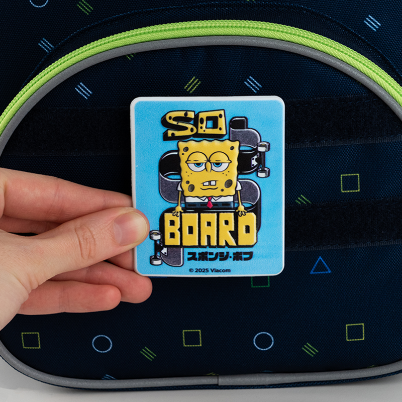 Бейдж на липучке 3011 Sponge Bob Kite - фото 5