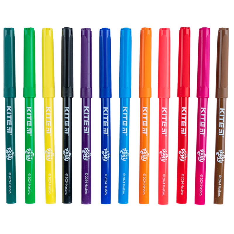 Фломастеры, набор 12 шт. «My Little Pony» Kite - фото 2