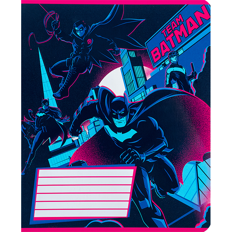Зошит 18 арк., лін., гібр. лак + УФ лак, DC Comics (DC24-237) Kite - фото 12