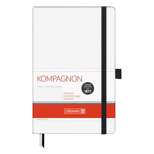 Книга записна А5 Компаньйон, клітинка, біл. Brunnen - фото 3