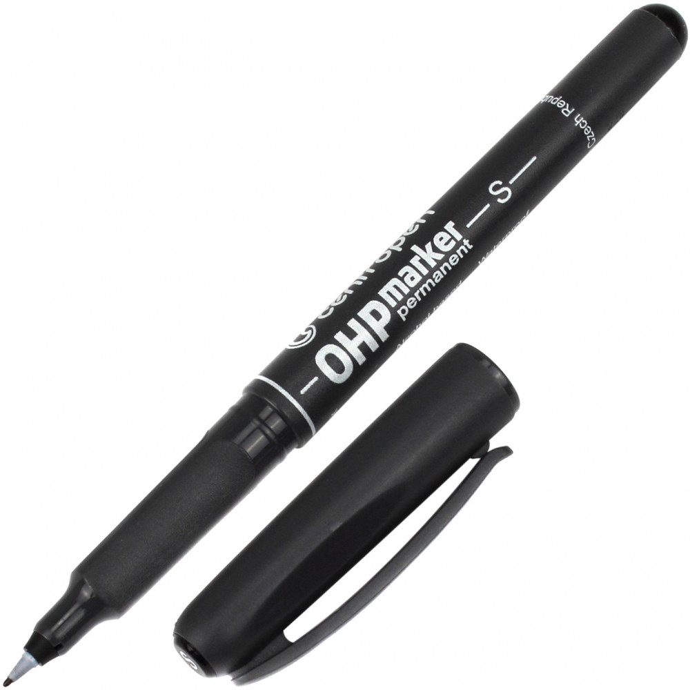 Маркер перманентный, круглое острие 0,3мм. (S) 2634, черн. Centropen - фото 4