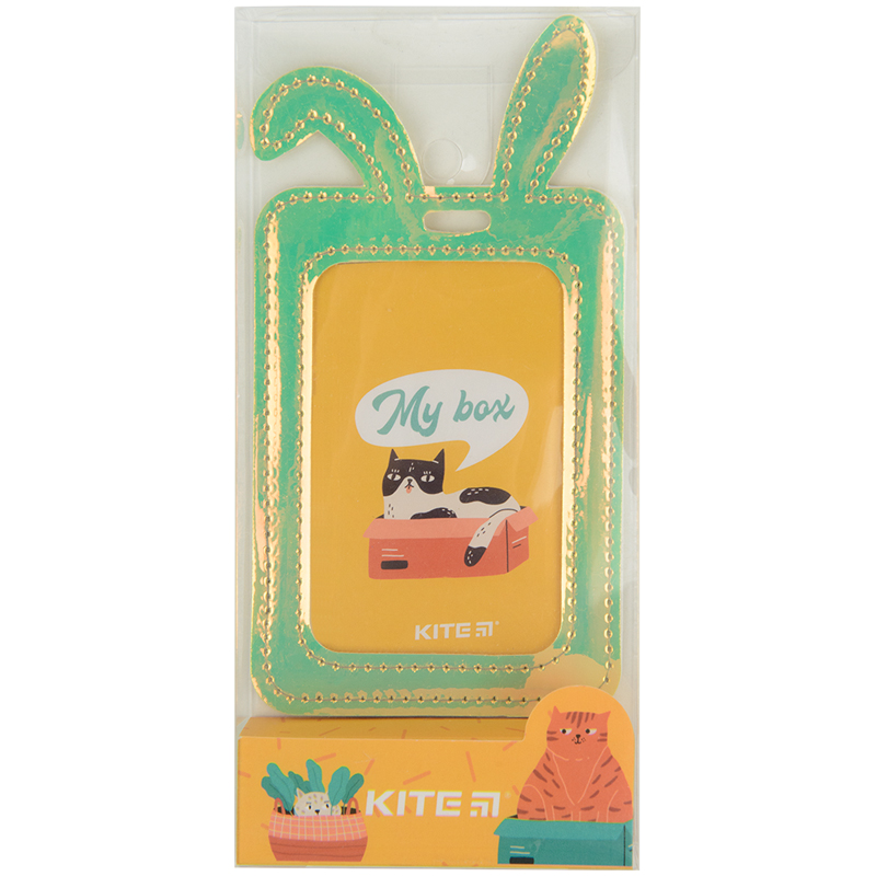 Бейдж Bunny з голографічним ефектом, зелений Kite - фото 3