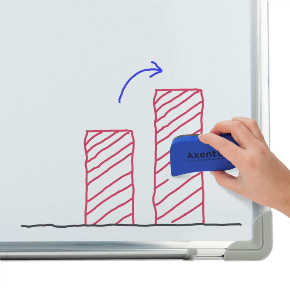 Губка для доски на магните Wave, син. Axent - фото 4