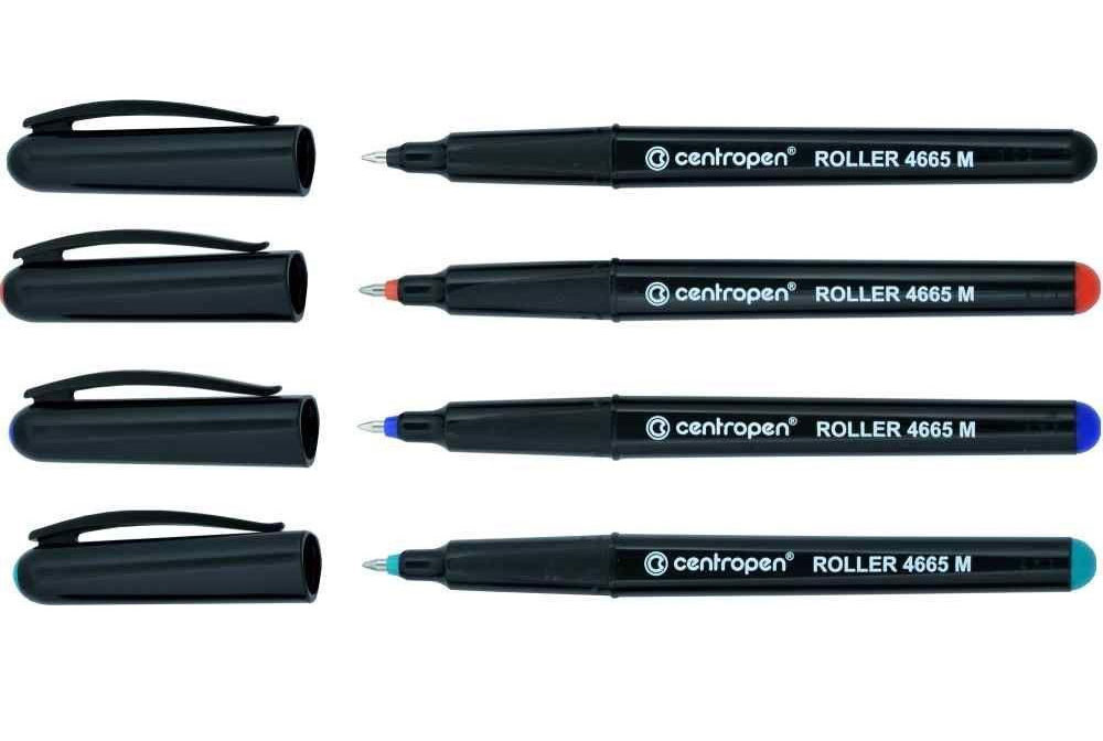 Роллер Ergoline 0,6мм.(M) 4665, корпус черн., стержень черн. Centropen - фото 3