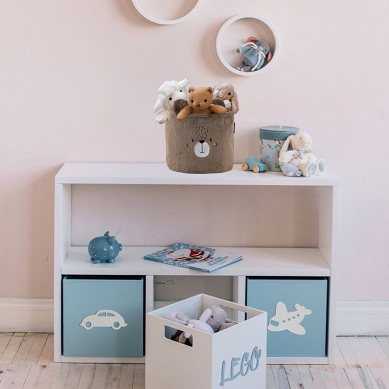 Корзина для хранения 3100 Sweet Bear 30х25 см, плюшевая Kite - фото 6