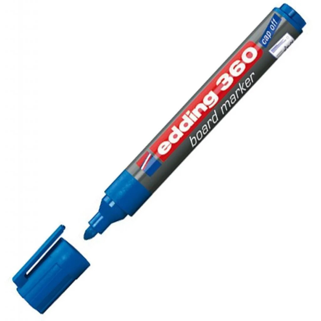 Чорнило для заправки маркерів для сухостиральних дощок BTK25, 25мл,, син. Edding - фото 6