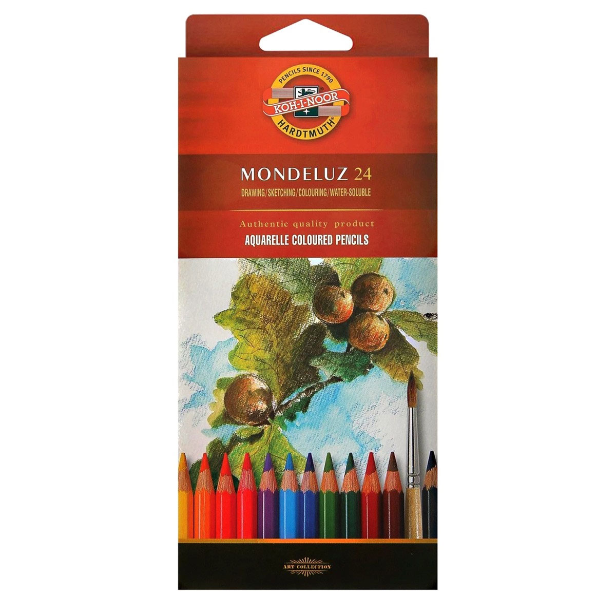 Олівці акварельні, 24кол. MONDELUZ 3718 Koh-i-noor - фото 4
