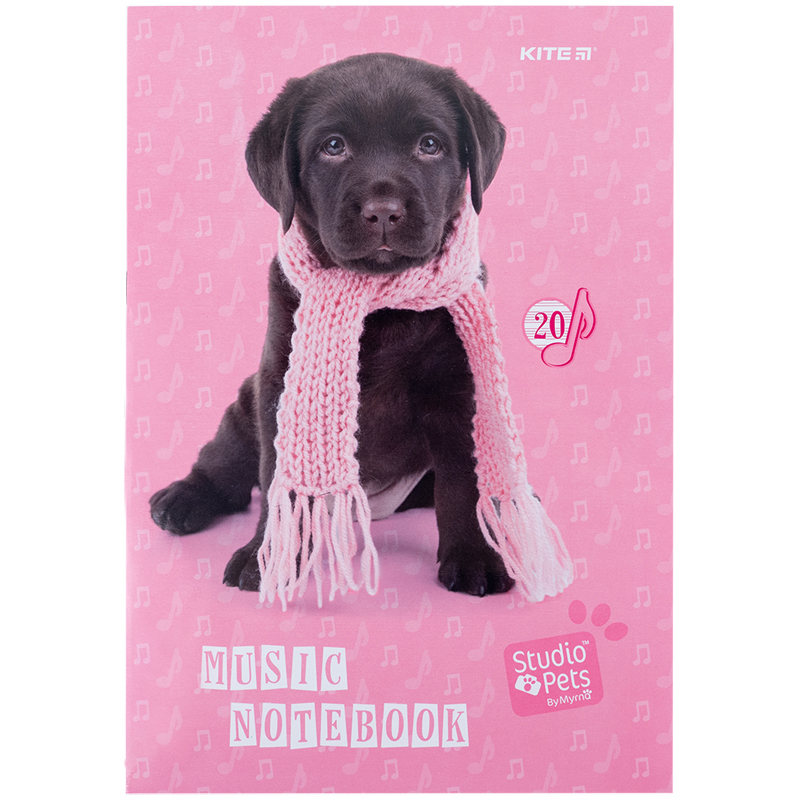 Тетрадь для нот А4, 20 л, «Studio Pets» Kite - фото 3