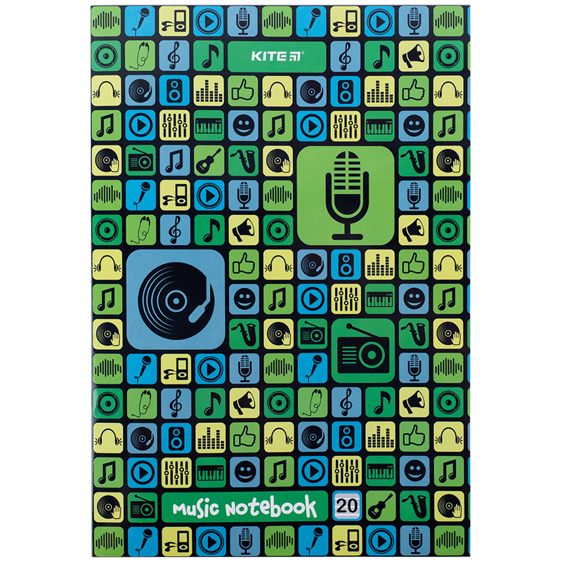 Тетрадь для нот А4, 20 л, Vinyl Kite - фото 3