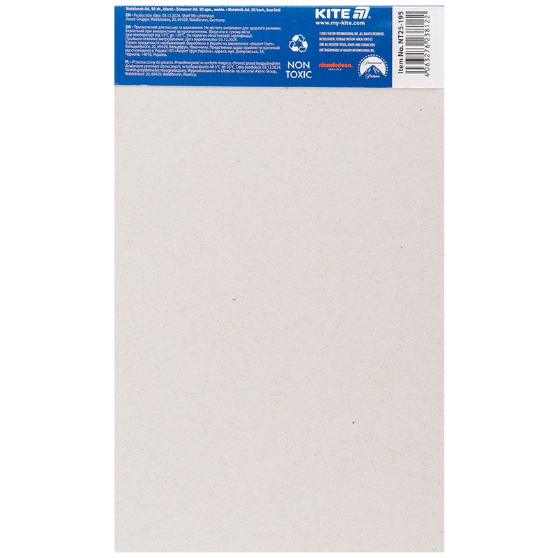 Блокнот-планшет, A6, 50 лист., без лин., Ninja Turtles (NT25-195) Kite - фото 7