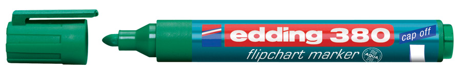 Маркер для фліпчарта (для писання на папері) 380, круглий наконечник 1,5-3мм., набір 4кол. Edding - фото 4