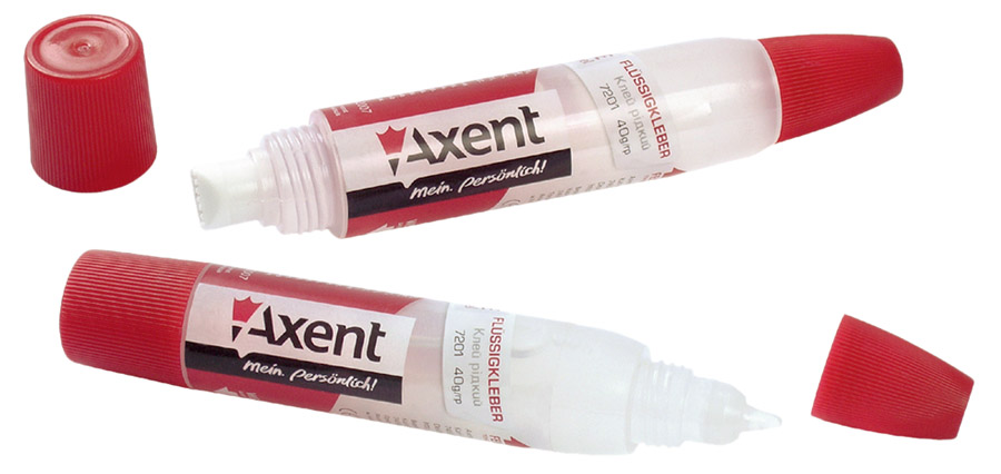 Клей силікатний, 40г. 2 апликатора Axent - фото 5