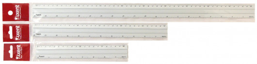 Линейка пластиковая 20см, прозр. Axent - фото 2