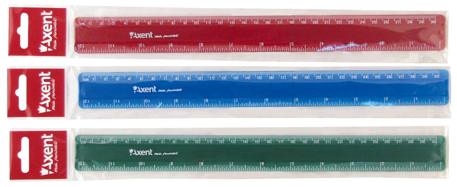 Линейка пластиковая 30см/12