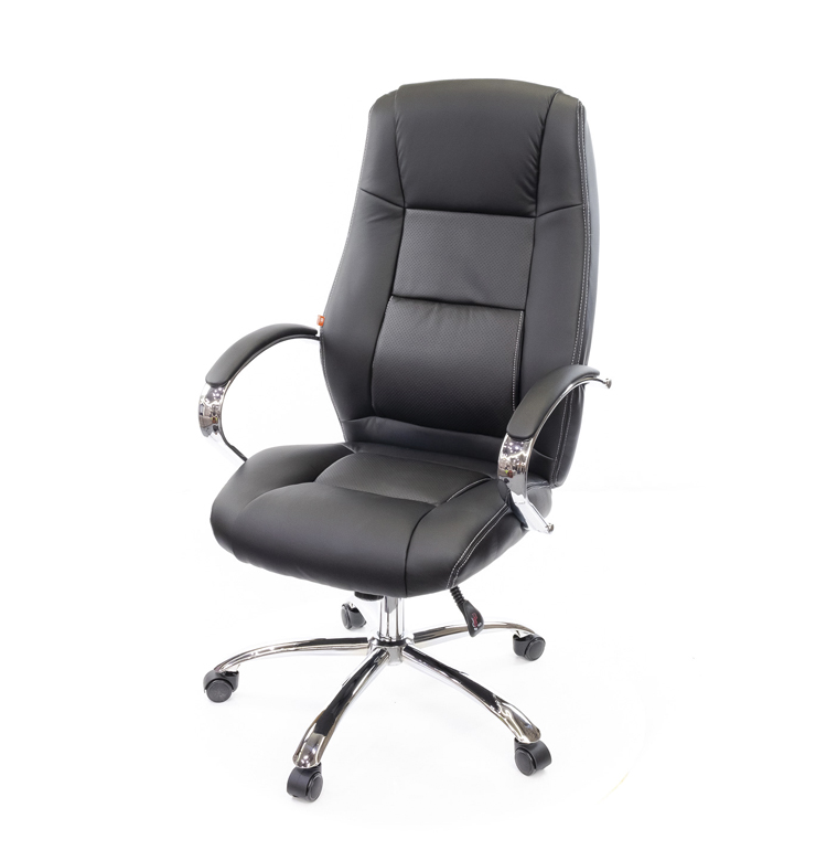 Кресло для руководителя Оран CH ANF экокожа, черн. АКЛАС - фото 4