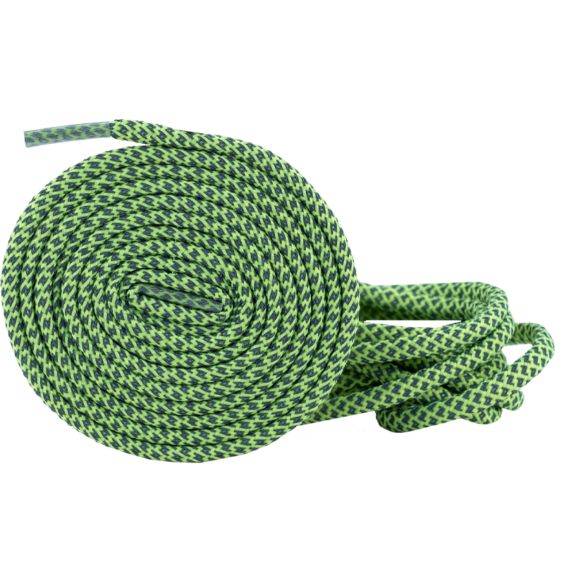 Шнурки для обуви светоотражающие, салат. Kite - фото 3