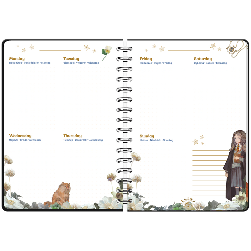 Щоденник на спіралі, тверда обкладинка, Harry Potter (HP23-438) Kite - фото 4