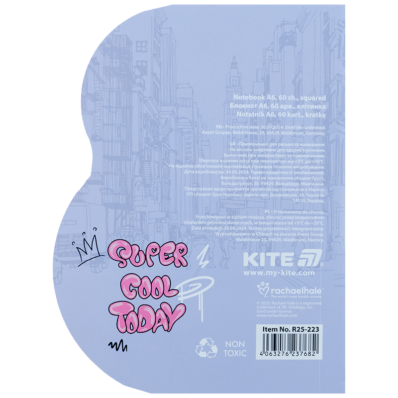 Блокнот вырубка, клей, 60 лист., А6 RH (R25-223) Kite - фото 3