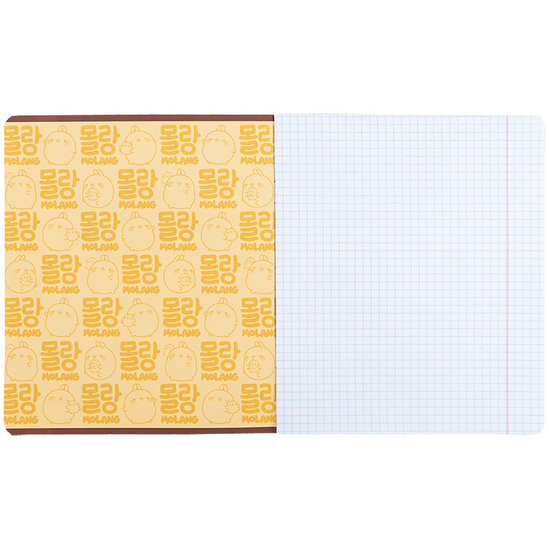Тетрадь 18 лист., кл., софт тач + УФ лак, Molang (ML25-236) Kite - фото 14
