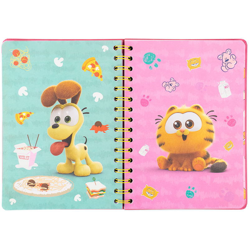 Щоденник на спіралі, тверда обкладинка, Garfield (GF25-438) Kite - фото 7