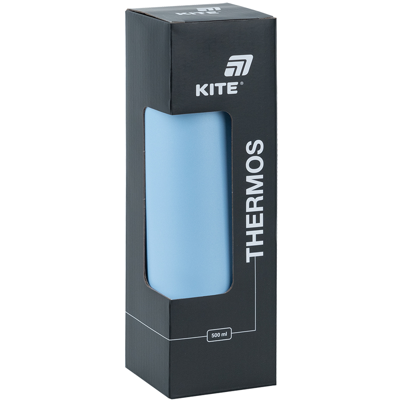 Термос 500 мл, голубой (K25-1224-2) Kite - фото 3