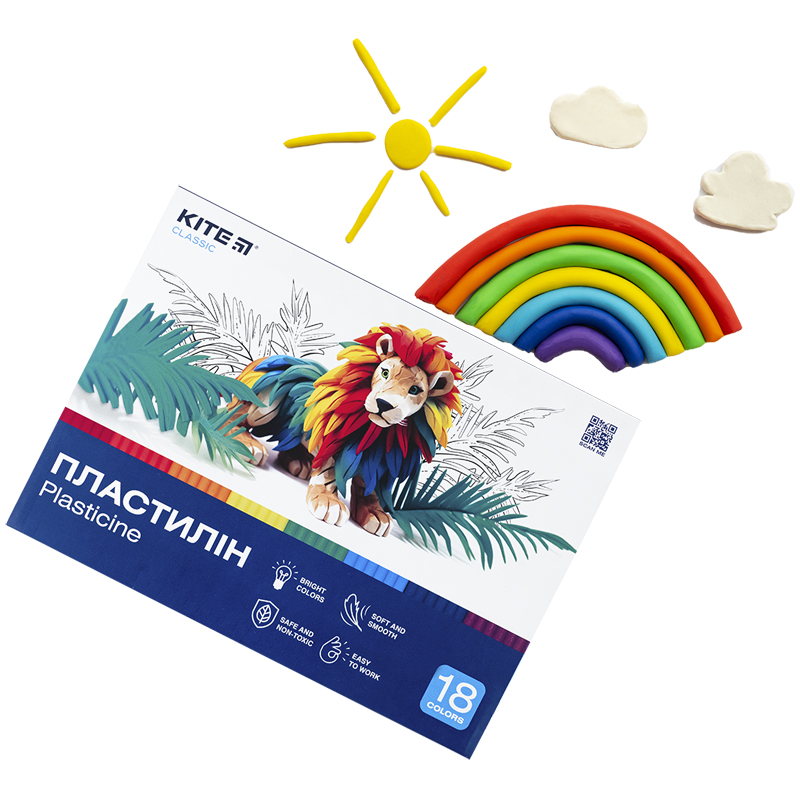 Пластилин, 18 цветов, 360 г. Kite Classic Kite - фото 4