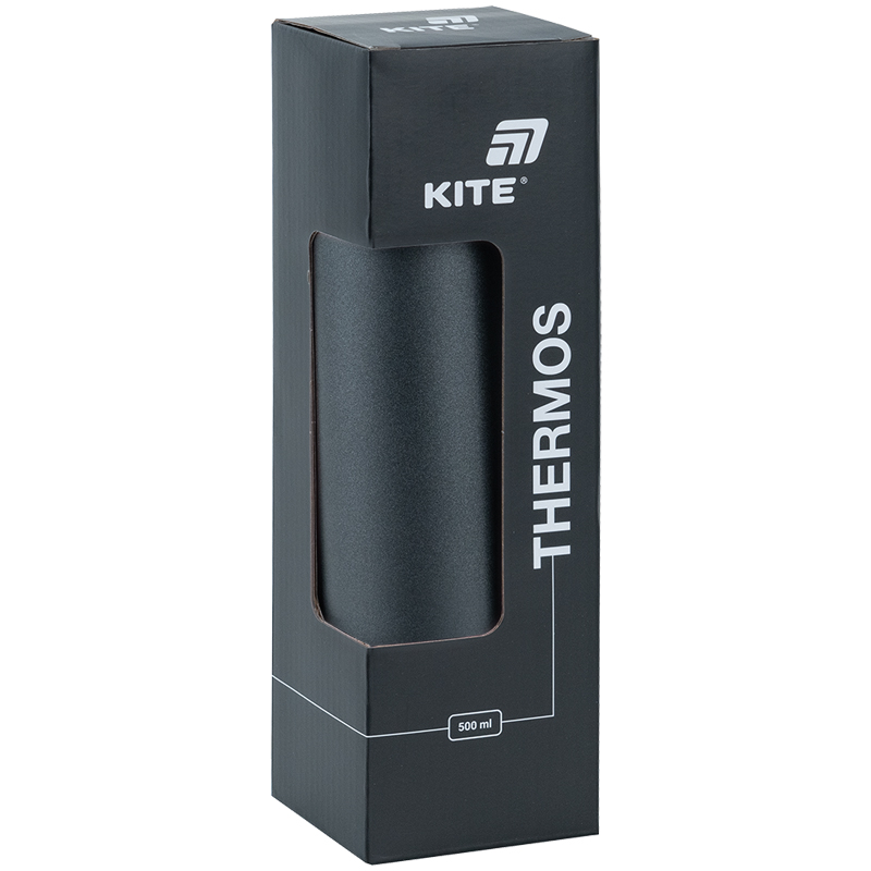 Термос 500 мл, черный (K25-1224-1) Kite - фото 4