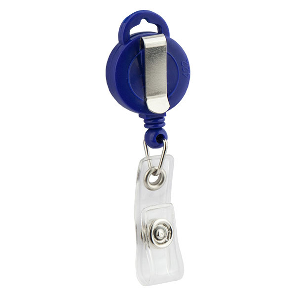 Нитка з руреткою для бейджа, з механізмом автоматичного змотування, 38см., син. Axent - фото 4