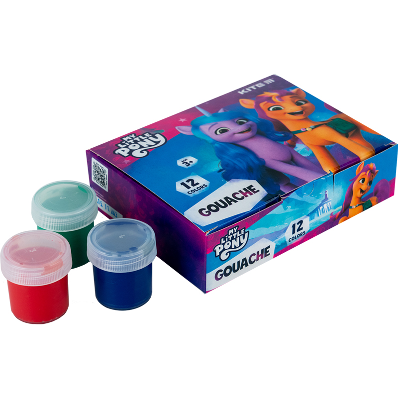 Гуаш, 12 кол., 20 мл Little Pony (LP23-063) Kite - фото 3