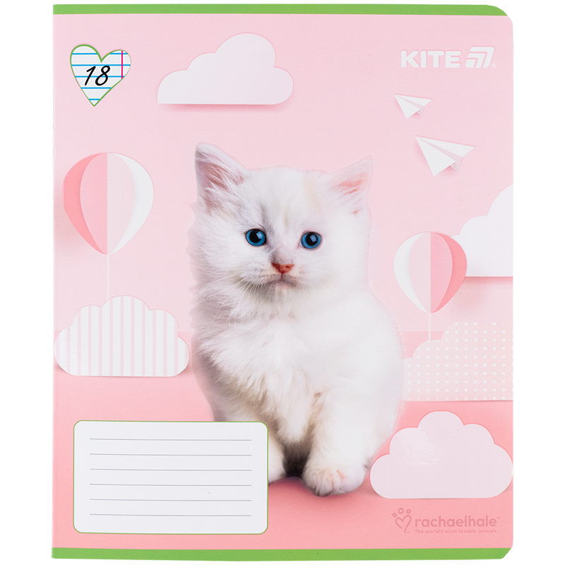 Тетрадь 18 лист., лин., софт-тач + УФ лак, RH (R25-237) Kite - фото 11