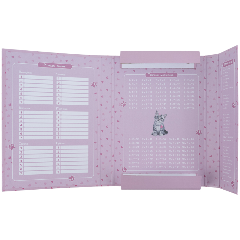 Папка для зошитів В5 на гумці картон, Studio Pets (SP25-210) Kite - фото 3