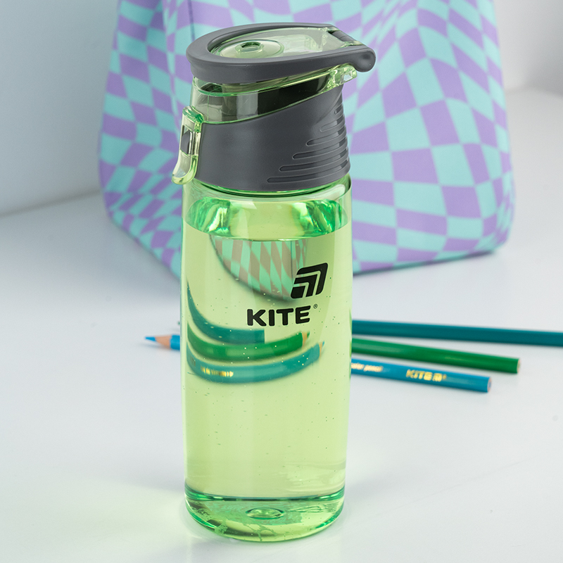 Пляшечка для води, 550 мл, зелена (K25-401-3) Kite - фото 3