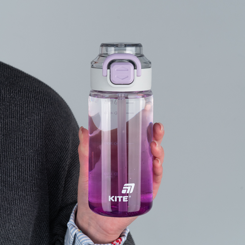Бутылочка для воды, 600 мл, фиолетовая (K25-1212-3) Kite - фото 4