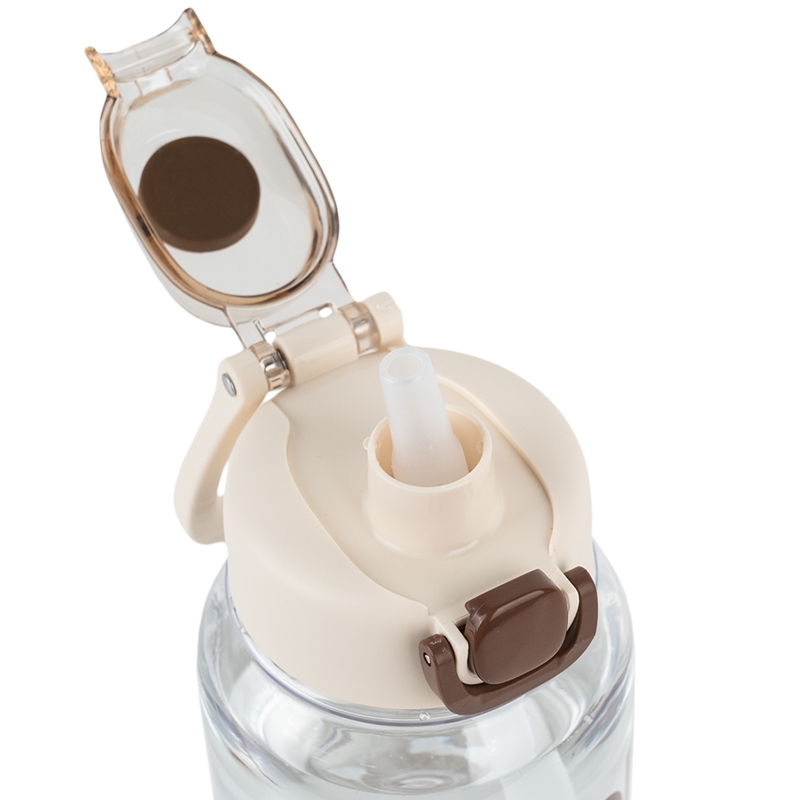 Бутылочка для воды, 700 мл, бело-коричневая (K25-1217-1) Kite - фото 5