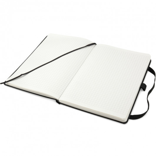 Книга записна Partner Prime А5 (145*210мм.), 96арк, кліт, чорн. Axent - фото 3