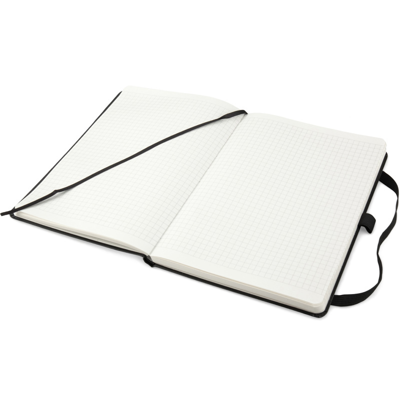 Книга записна Partner Prime А5 (145*210мм.), 96арк, кліт, чорн. Axent - фото 3