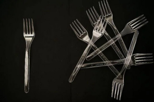 Віделка склоподібна 16см. 100шт/уп., прозор. Україна - фото 2