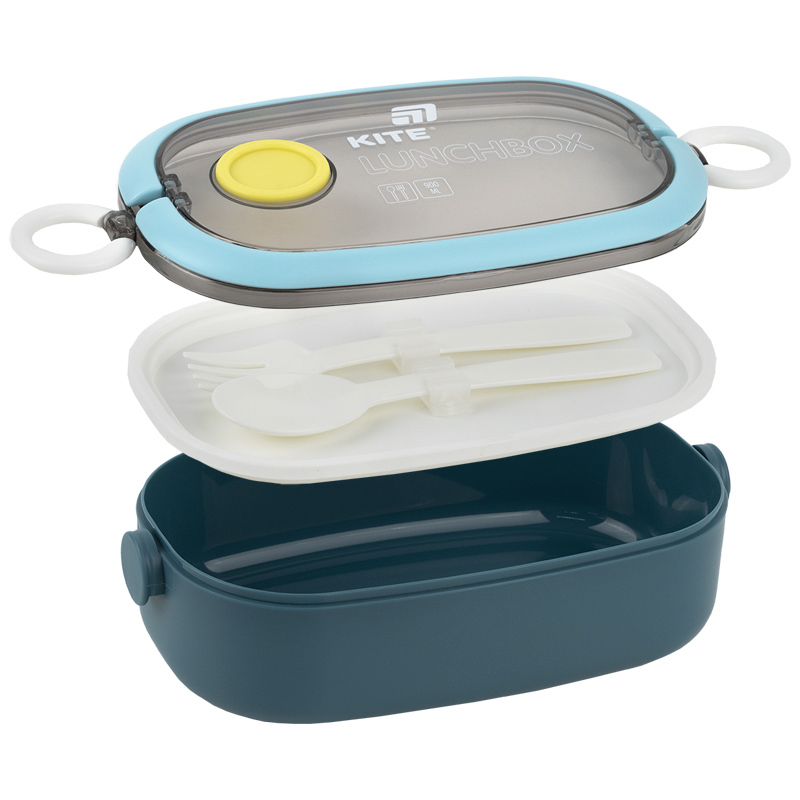Ланчбокс 900 мл, синій (K25-1180-2) Kite - фото 6
