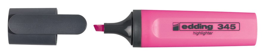 Маркер текстовый 345, 2-5мм., розов. Edding - фото 5