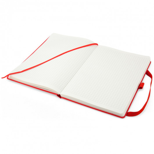 Книга записна Partner Prime А5 (145*210мм.), 96арк, кліт, черв. Axent - фото 4