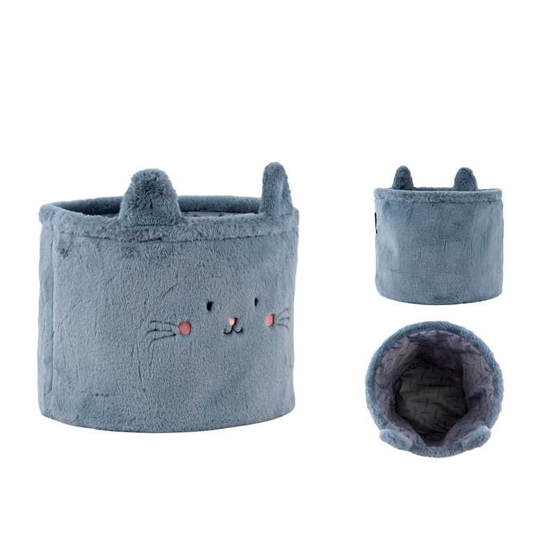 Корзина для хранения 3100 Cute Cat 30х25 см, плюшевая Kite - фото 6