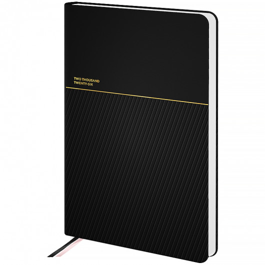 Щоденник 2026 Partner Traces, 145*210, чорний Axent - фото 2