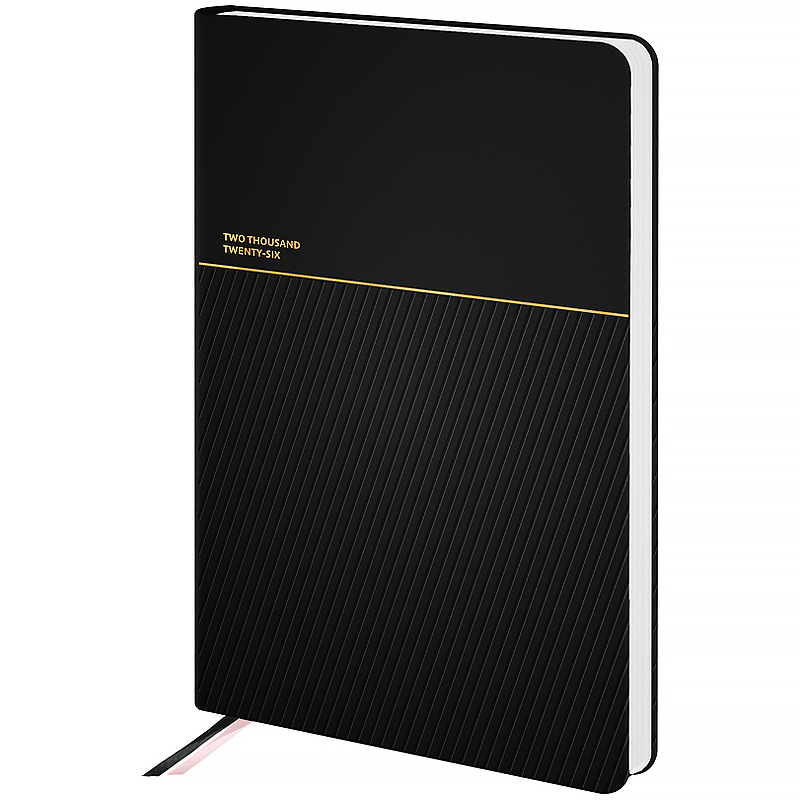 Щоденник 2026 Partner Traces, 145*210, чорний Axent - фото 2