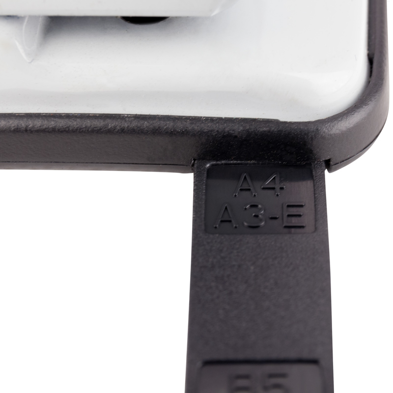 Діркопробивач на 2 отвори, до 30 аркушів Exakt-2, металевий, чорн. Axent - фото 5