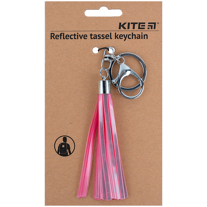 Брелок-подвеска светоотражающий, сиреневый Kite - фото 3