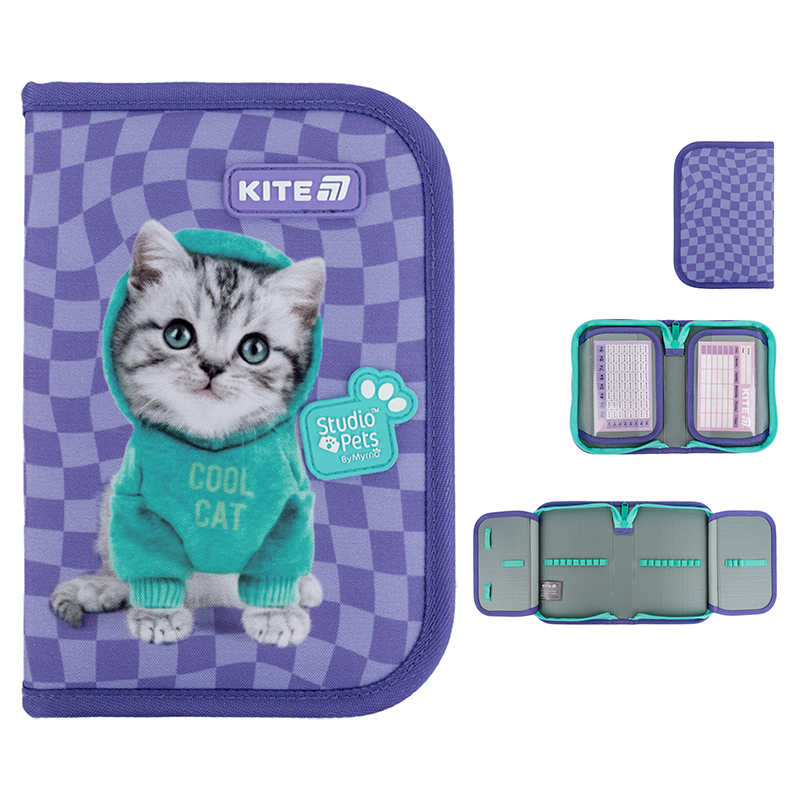 Пенал Kite 1 отд., 2 отв., без наполнения 622-2 «Studio Pets» Kite - фото 5