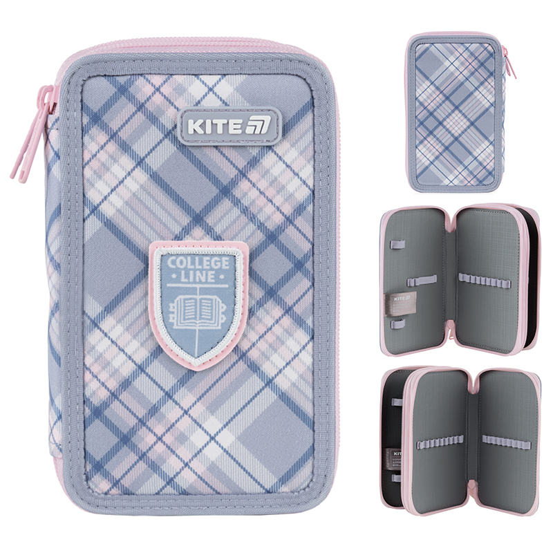 Пенал Kite 2 отд., без наполнения 623 College Line Girl Kite - фото 5