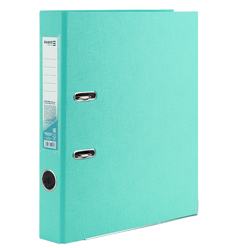 Регистратор 5см. А4 (PP), односторонний, Pastelini, мятный Axent Delta - фото 2